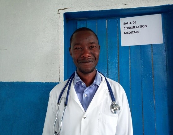 An image of a doctor smiling